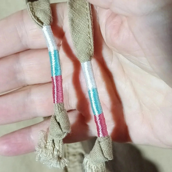 NEW J. Crew Seaside drawstring linen blend pockets dessert sand MT - Picture 6 of 13